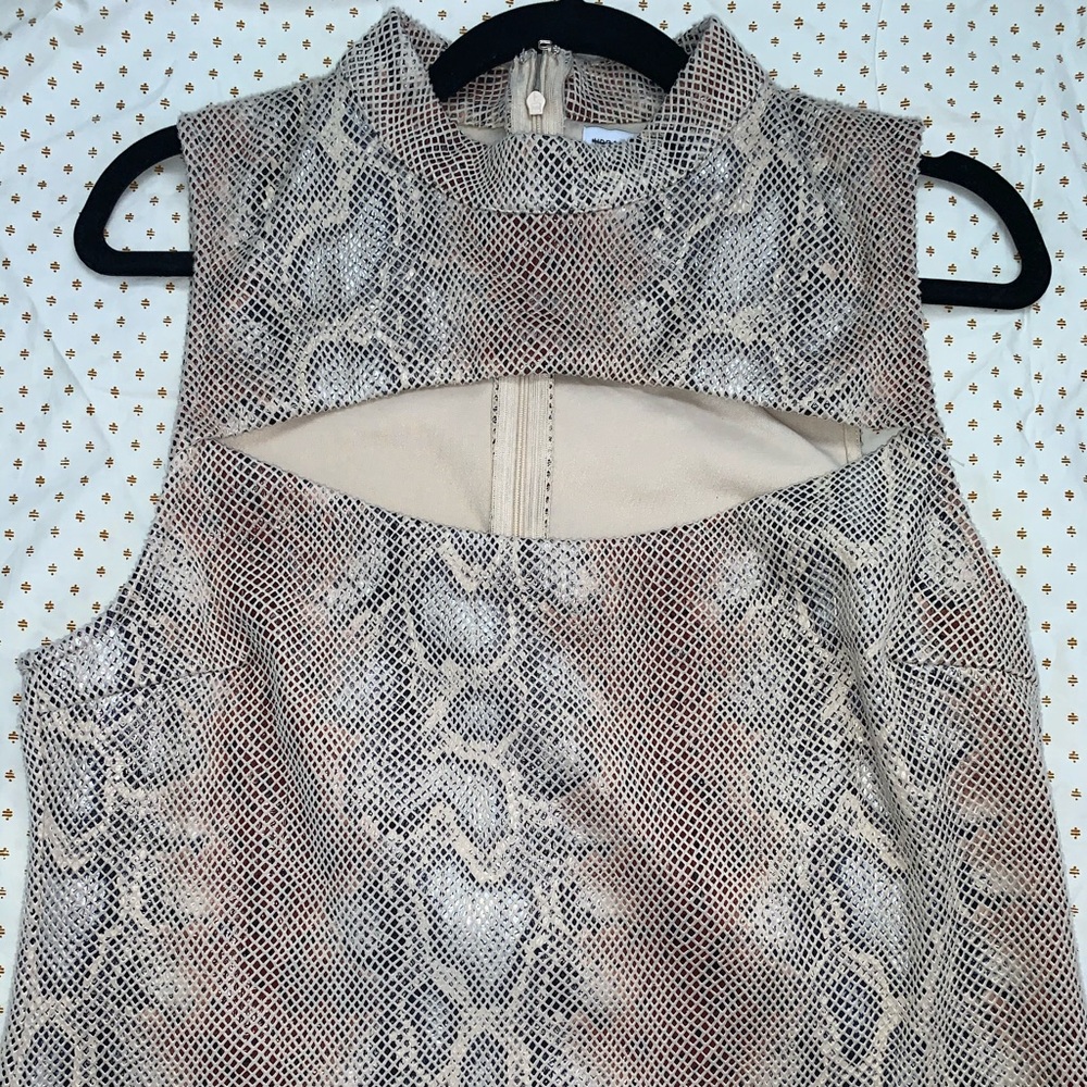 Urban outfitters cutout top snake skin